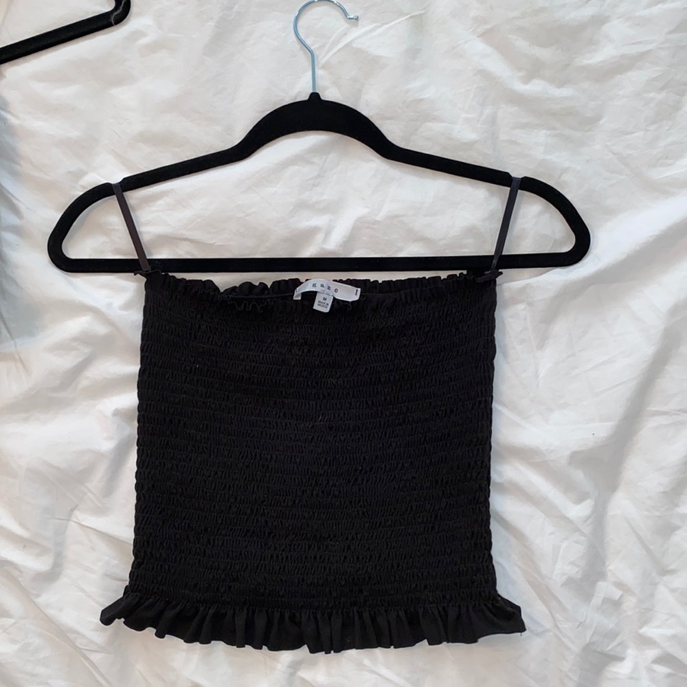 Ribbed stretchy crop top